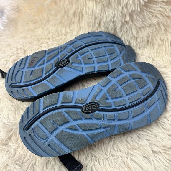 Chaco Z Cloud Outdoor Hiking Sandals Blue/Pink Aztec Print Womens Sz 8 - Picture 5 of 7